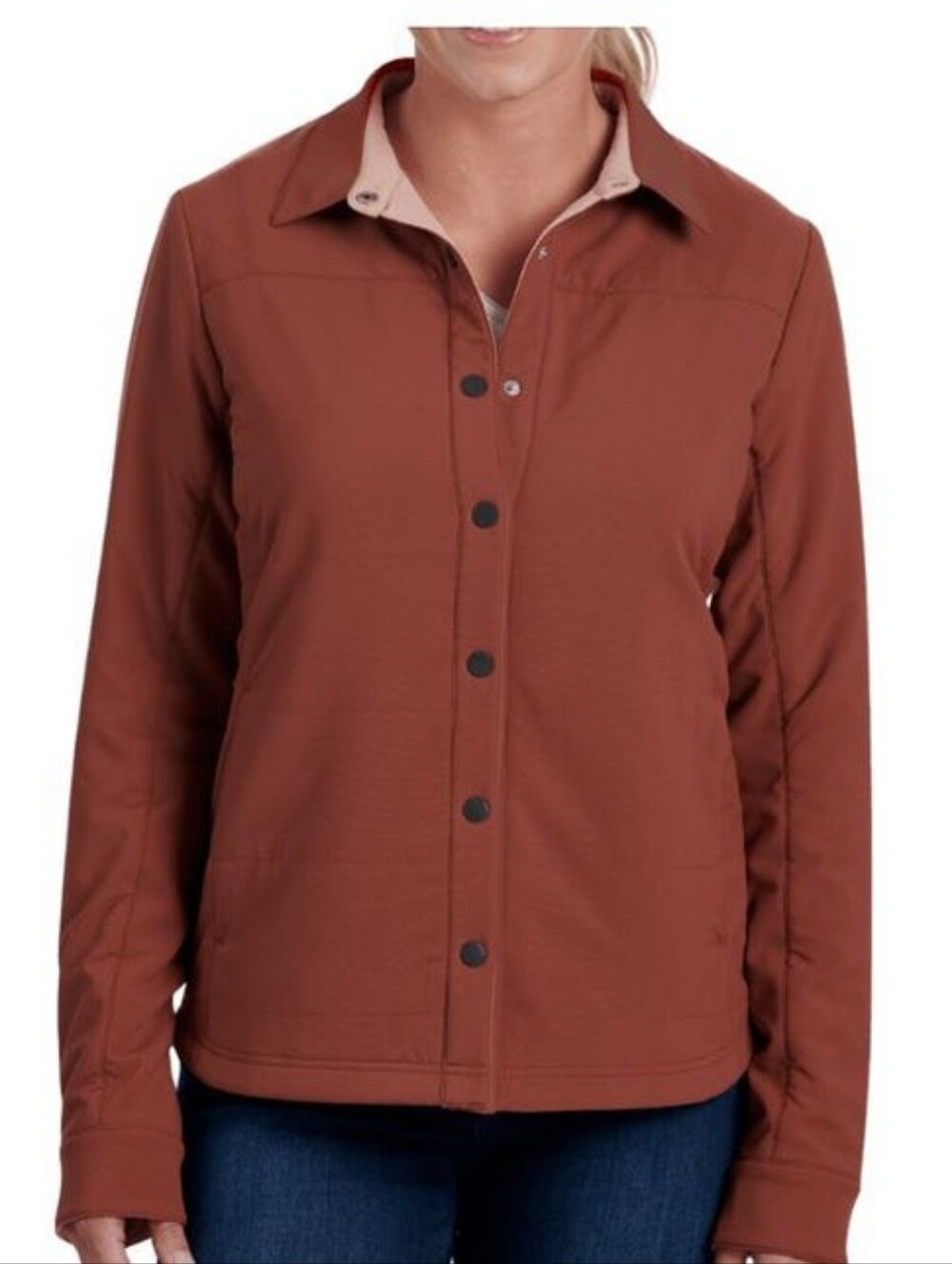 KUHL Aurora Shirtjak Women's XL Snap Button Shirt Jacket Long Sleeve Insulated - Picture 2 of 7